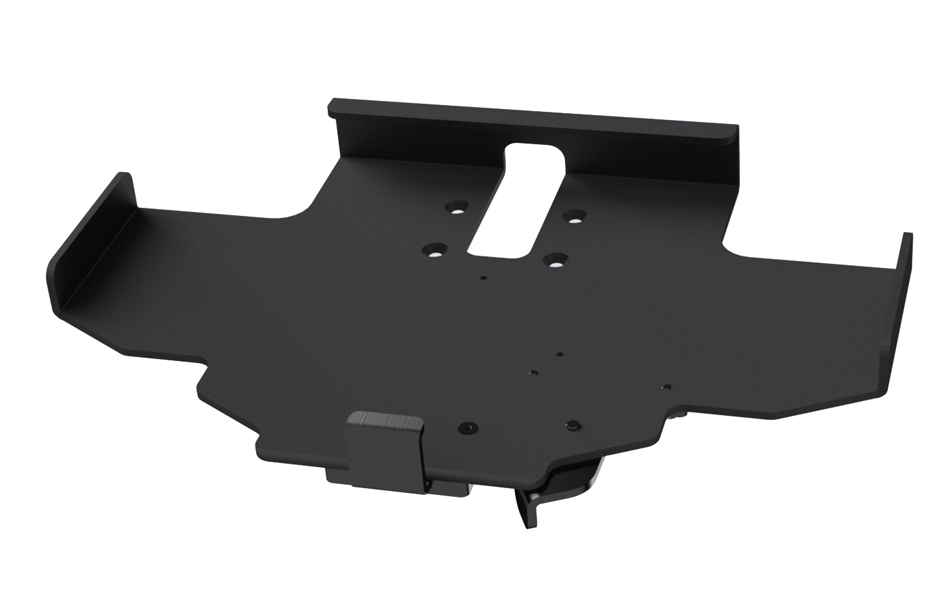 Cradle with Thumb Latch for iKey Keyboard Precision Mounting