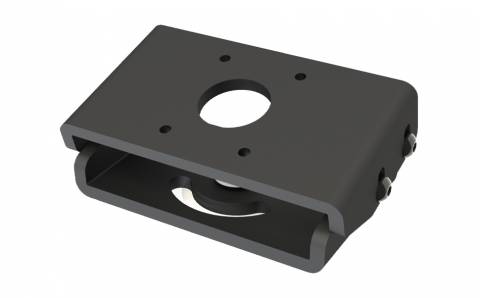 Attaches to PMT motion mounts raising the mount, dock or cradle and giving a 15 degree angle for improved visibility and useability of the device. Uses PMT 2" x 1.5" hole pattern and 3/8_16" hardware for attaching to PMT mousetrap, extension arm etc.	