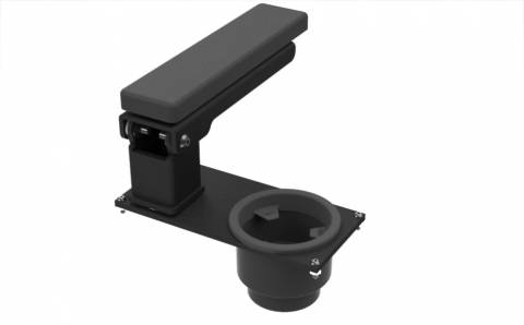 Single Breakaway Armrest & Cupholder