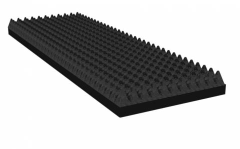 3" Blank Faceplate Assembly with K9 Rubber