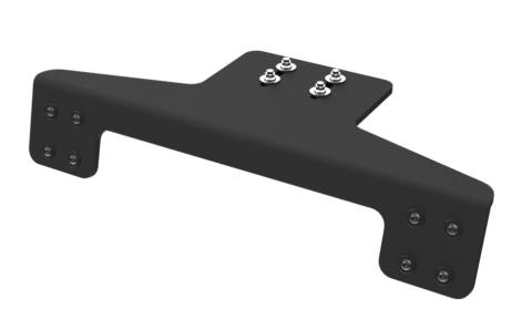 Heavy Duty Ford F-Series AMPS Dash Mount Adapter - Front Facing