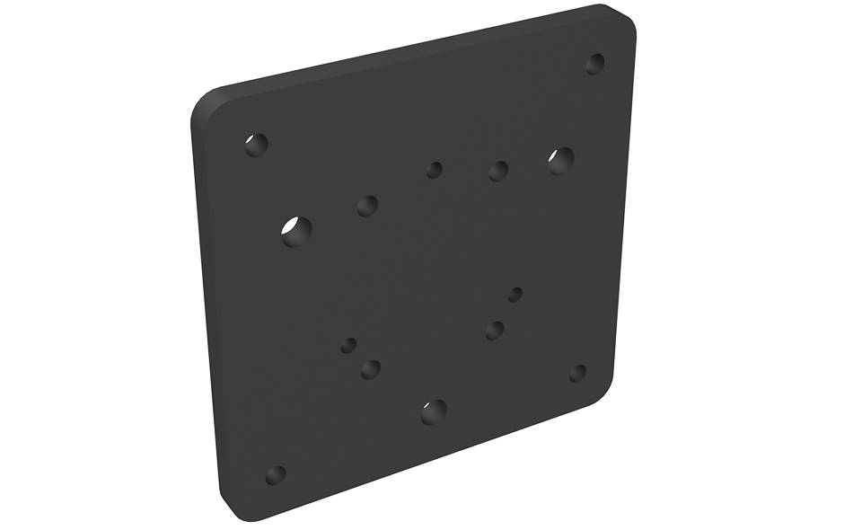 RAM C & D Ball To VESA 75 Adapter Plate Angle View 2