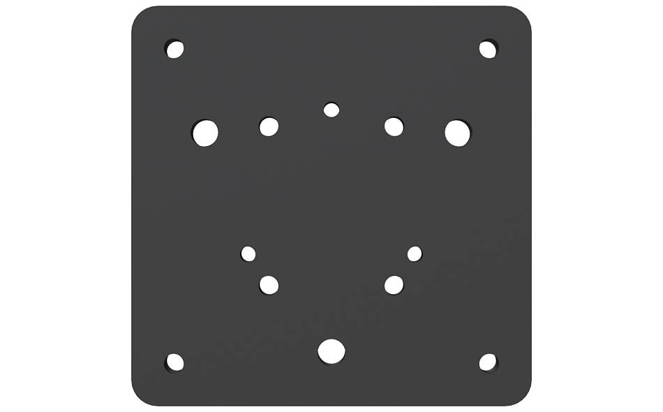 RAM C & D Ball To VESA 75 Adapter Plate Front View