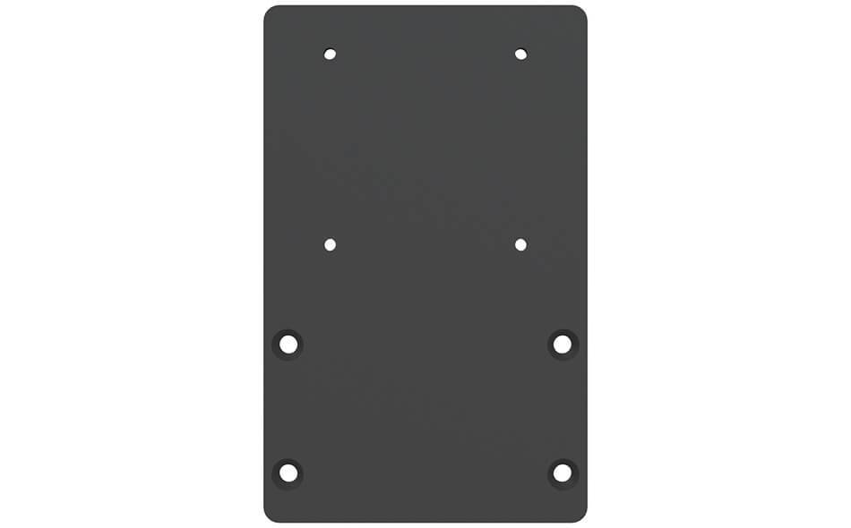 Gamber-Johnson Clevis to VESA 75 Adapter Plate Front View