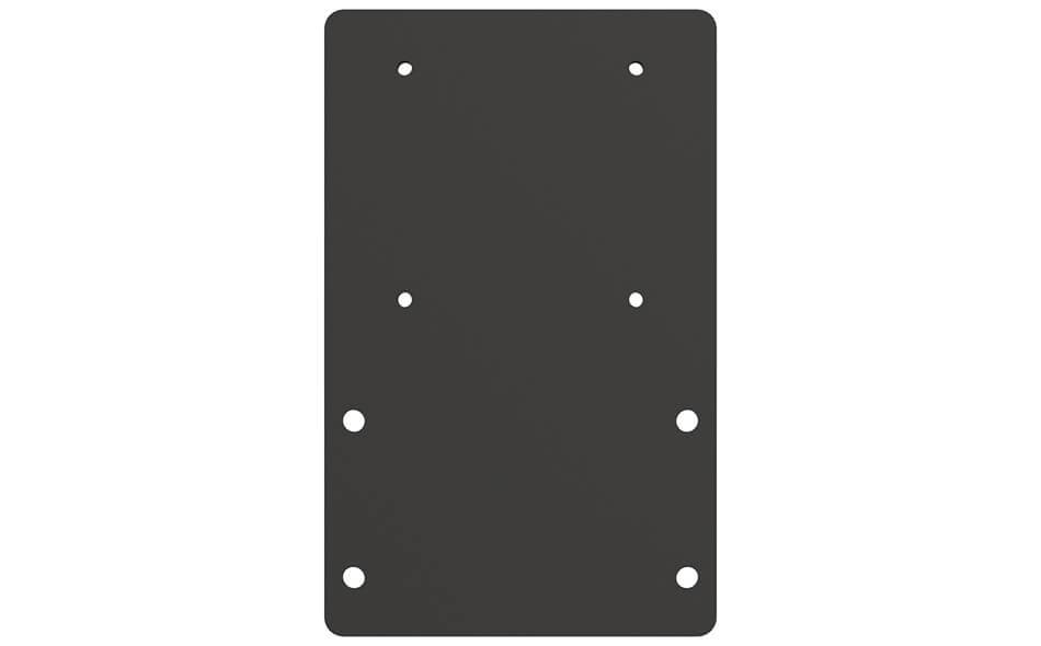 Gamber-Johnson Clevis to VESA 75 Adapter Plate Rear View