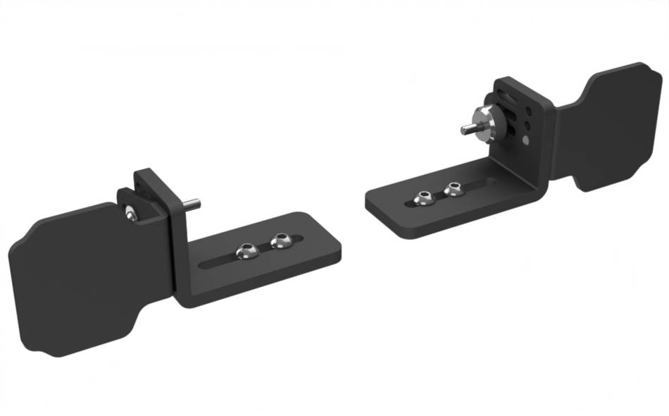 Universal Radio Dashmount For Motorola APX2500/6500/7500 with Dual Mic Clips