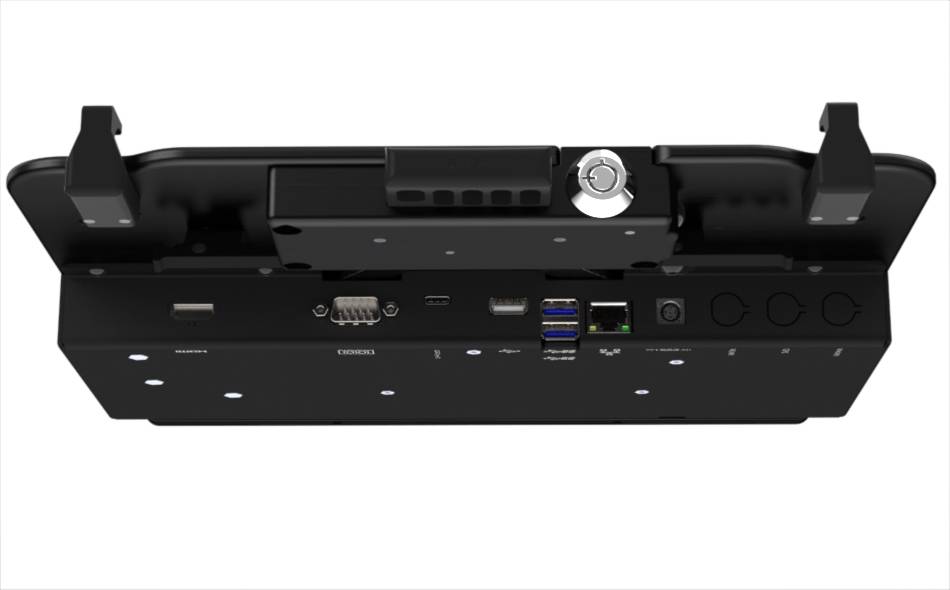 Docking Station with Power Adapter For Dell Rugged Laptop Front Port Full NPT