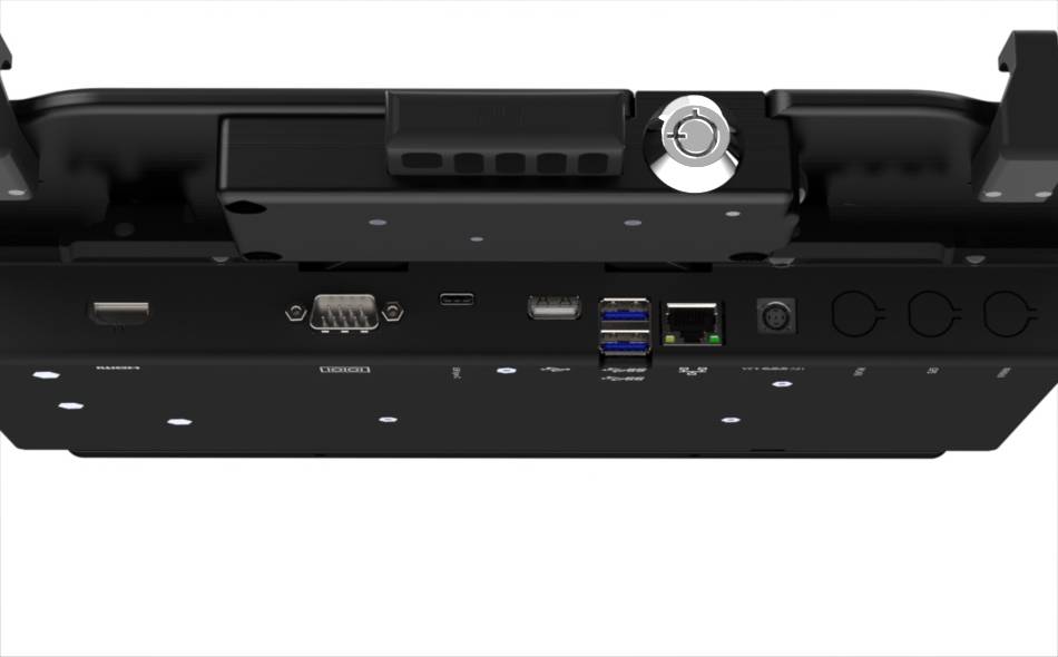 Docking Station with Power Adapter For Dell Rugged Laptop Front Port Full TPT