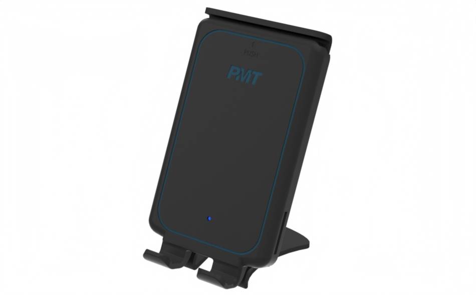 Desktop Wireless Charging Phone Cradle with USB Plug