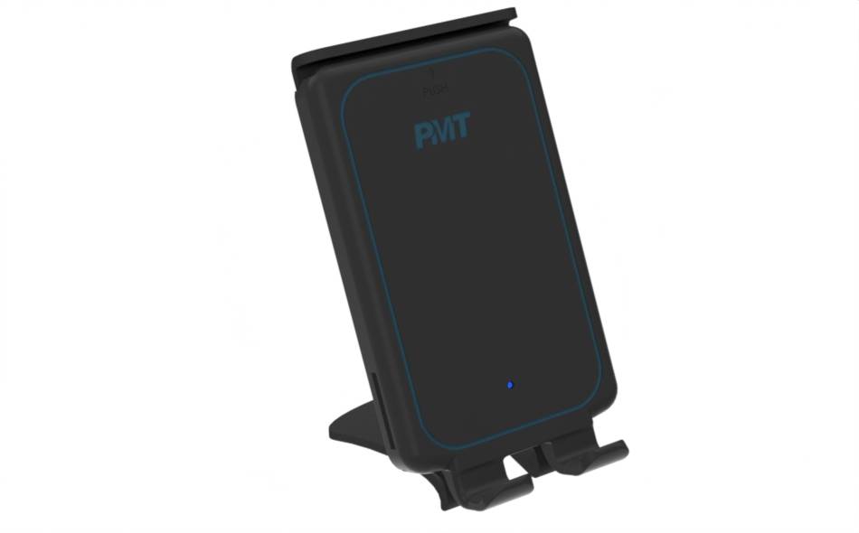 Desktop Wireless Charging Phone Cradle with USB Plug