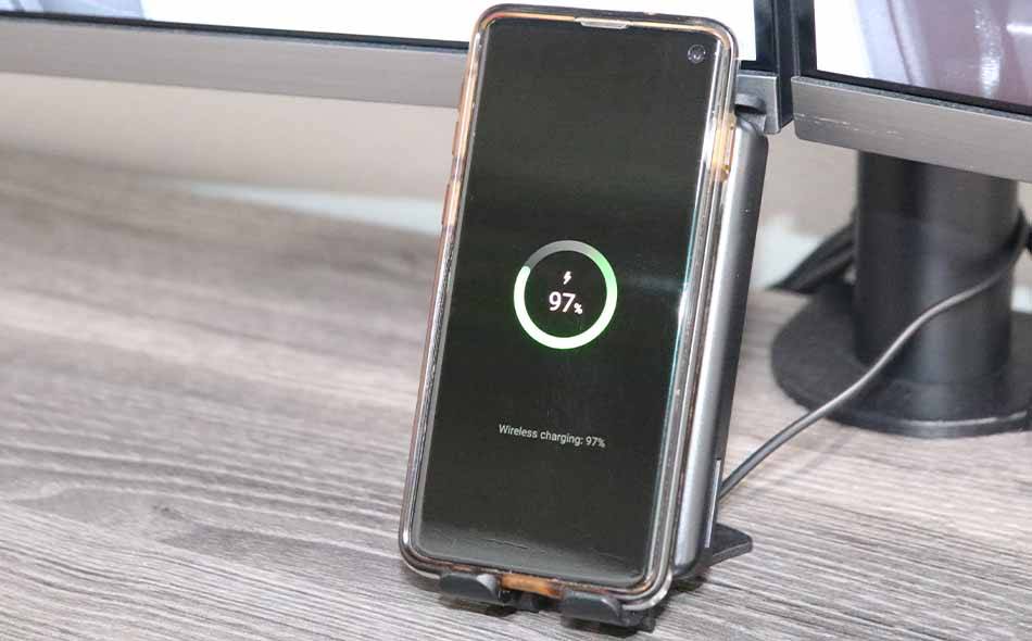 Desktop Wireless Charging Phone Cradle
