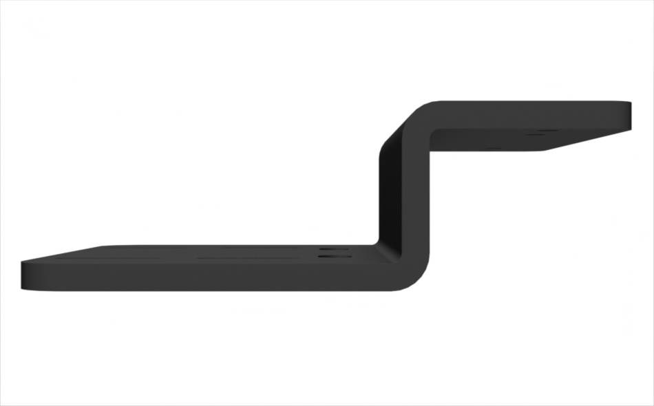2021+ Ford F-150 Responder and 2023+ Ford F250 Radio Dashmount Plate Low Profile
