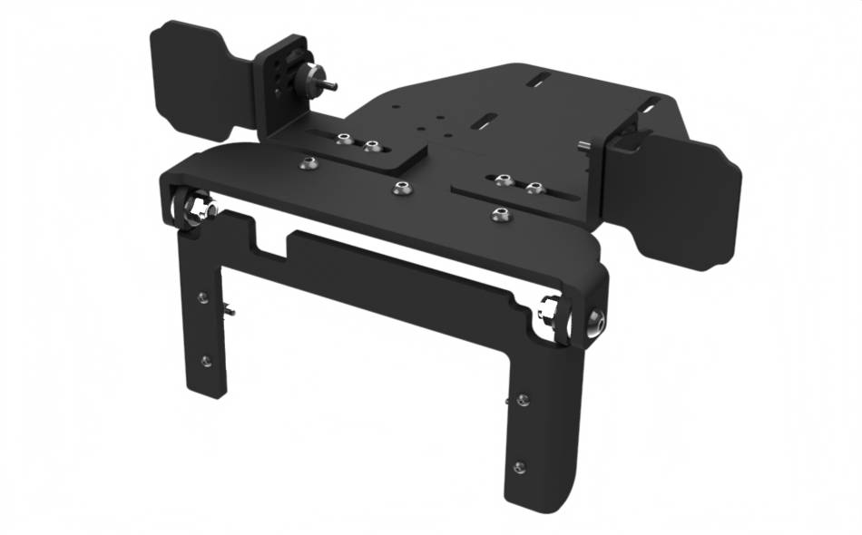 2025+ Ford Police Interceptor Utility Whelen Cencom and Radio Dashmount