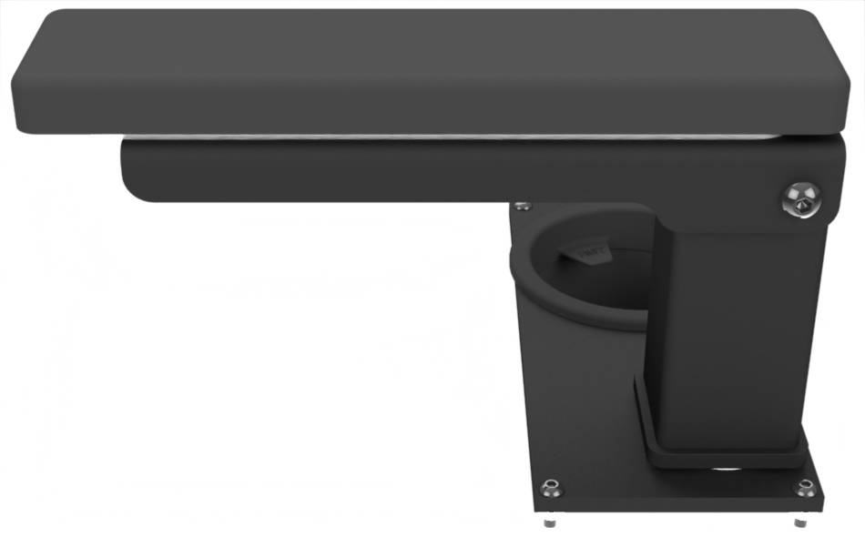 Single 4.5" Breakaway Armrest & Cupholder