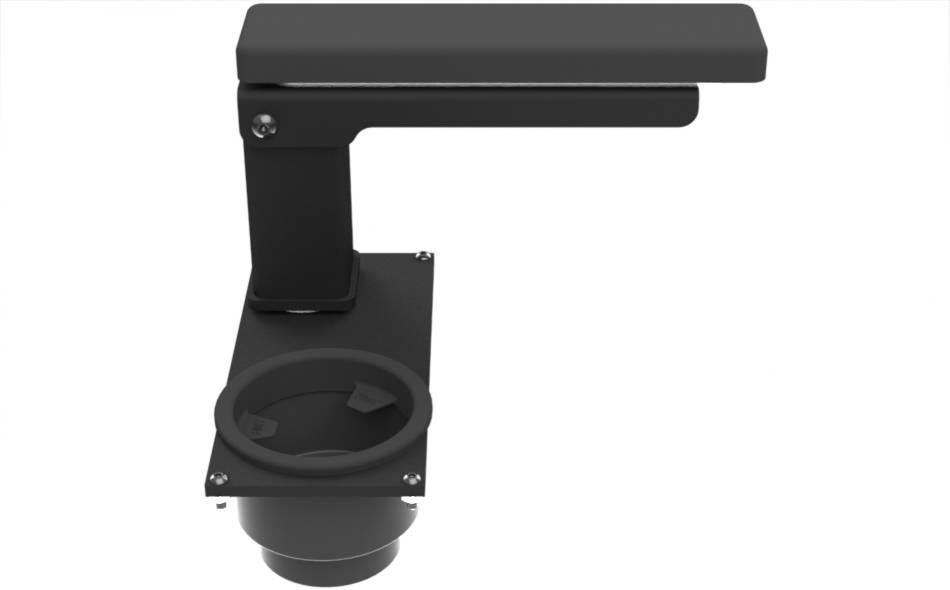 Single 4.5" Breakaway Armrest & Cupholder
