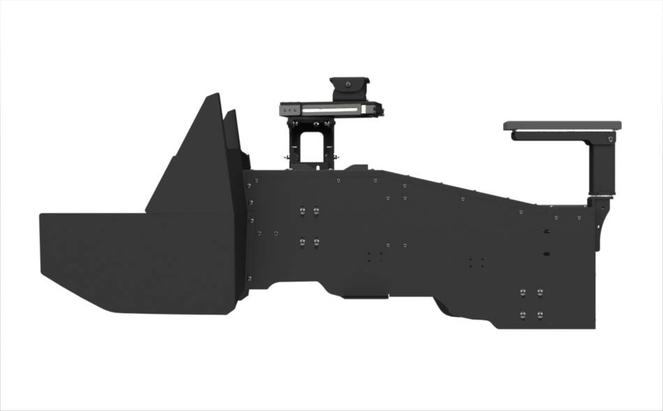2021+ Ford F150 Column Shift Wide Console with Mousetrap and In Mount Bracket