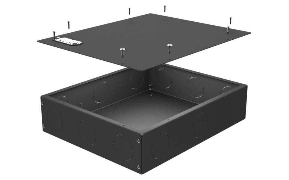 Electronics Storage Box 17" x 14" x 4"
