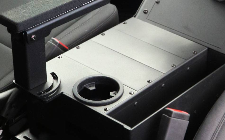 4" Breakaway Armrest and Cupholder Faceplate with Gusset
