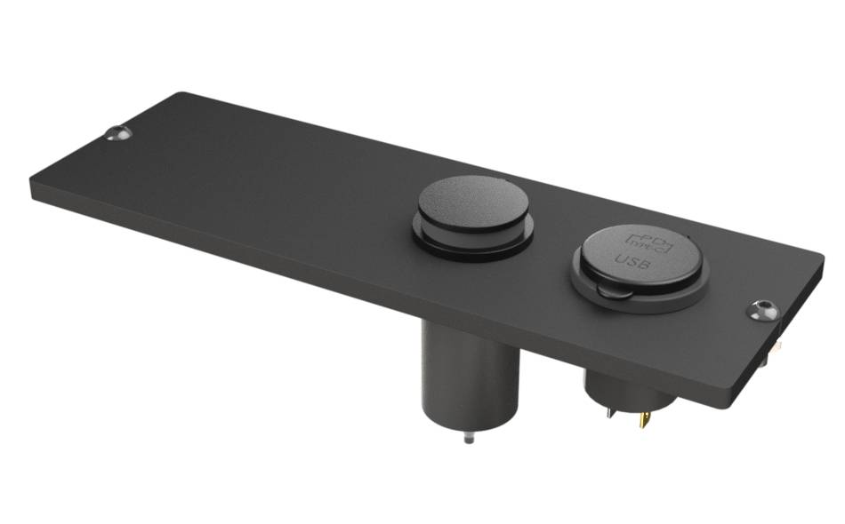 3" Faceplate With 1x Dual USB Type-A and 1x Dual USB Type-C