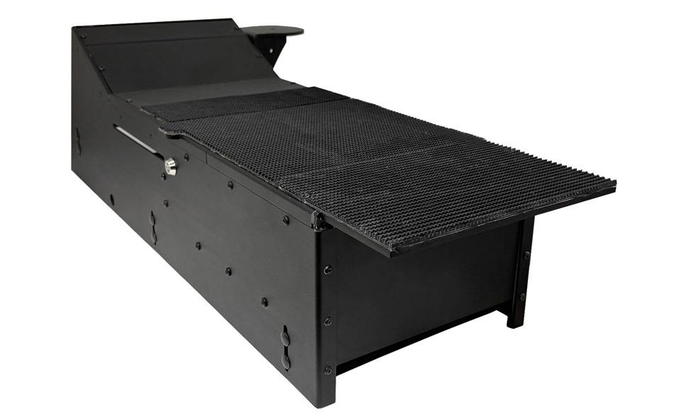 6.9" Blank Faceplate for K9 Wide Console with K9 Rubber