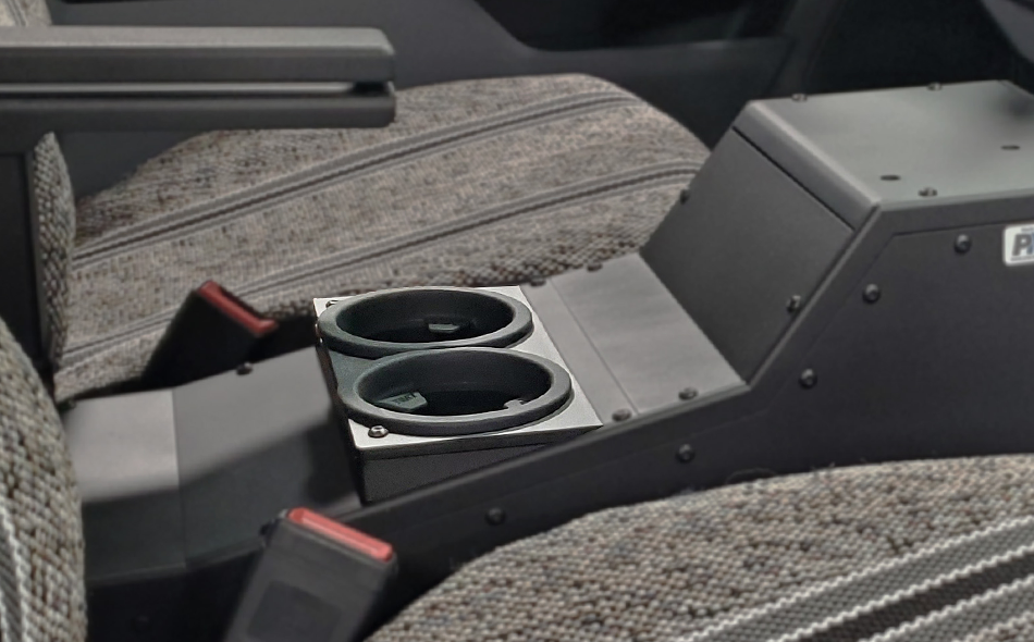 Sloped Dual Cup Holder