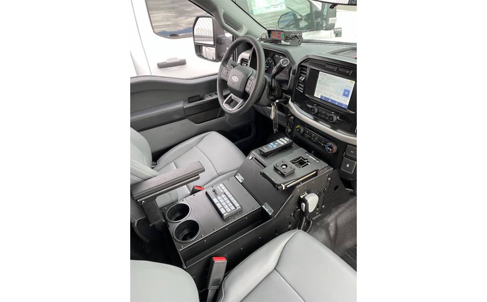 2015-2020 Ford F-150 Wide Printer Console with Mousetrap