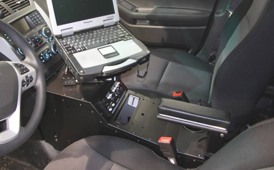 2012-2019 Ford Police Interceptor® Utility Console with Mousetrap