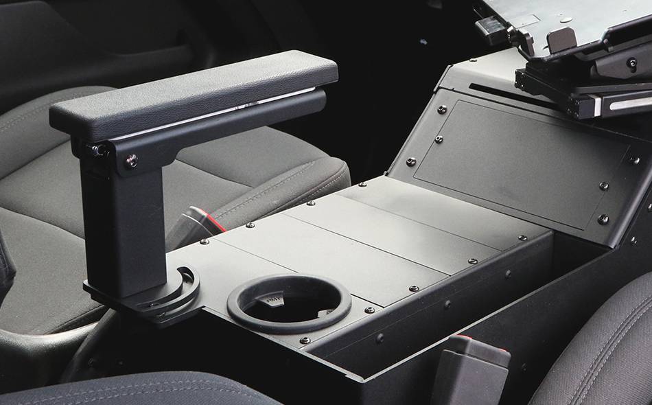 Single Cup Holder & Single Breakaway Armrest