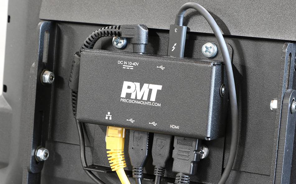 Rugged USB-C Hub with DC-In Power Cable