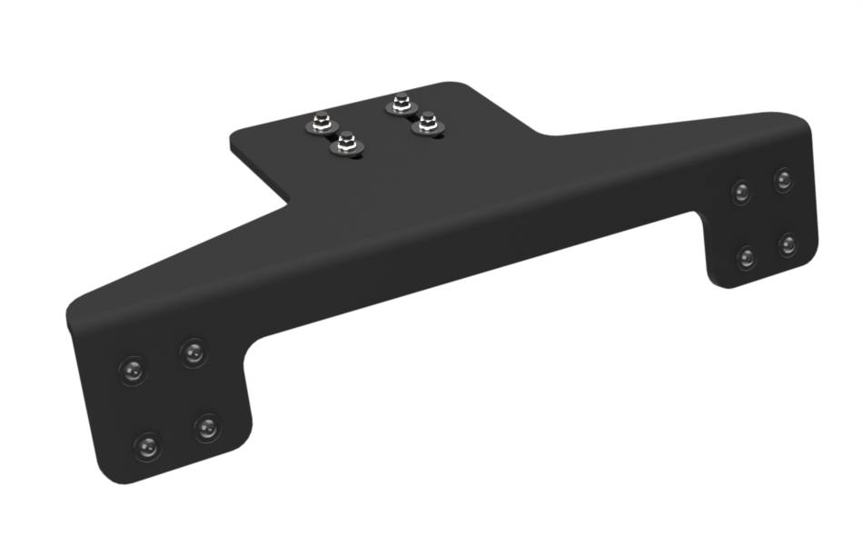 Heavy Duty Ford F-Series AMPS Dash Mount Adapter - Front Facing