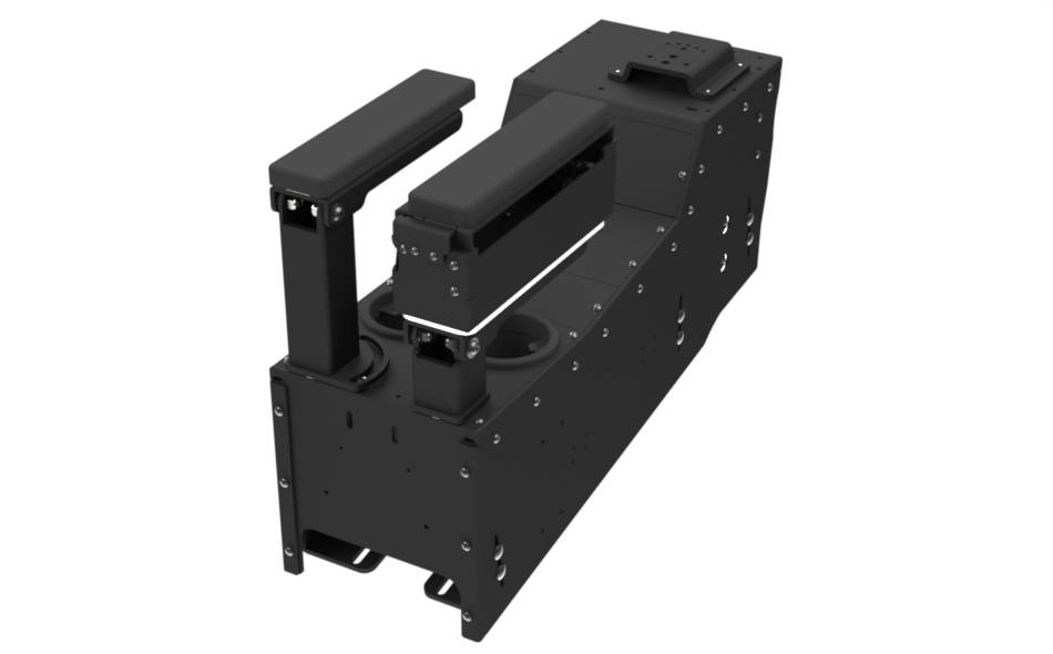 Dual Cup holder & Armrest (One Printer & One Standard)