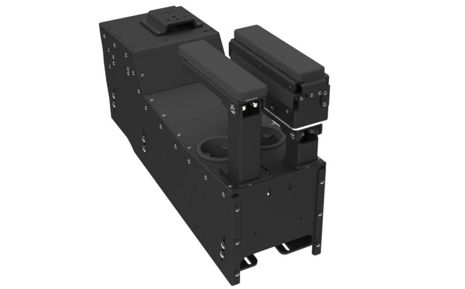Dual Cup holder & Armrest (One Printer & One Standard)