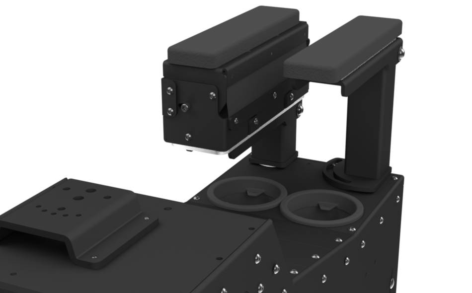 Dual Cup holder & Armrest (One Printer & One Standard)