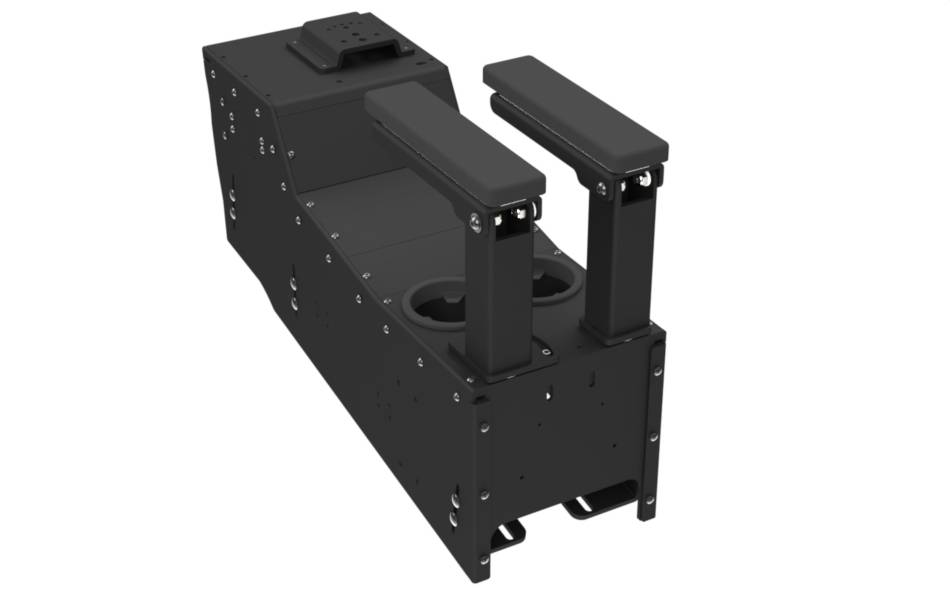 Dual Cup holder & Armrest