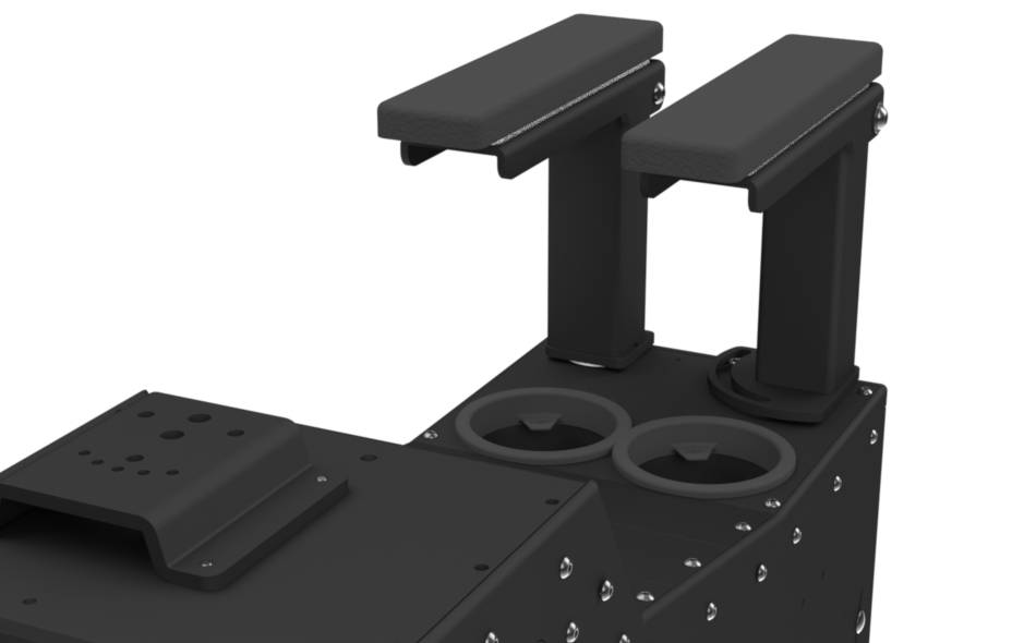 Dual Cup holder & Armrest