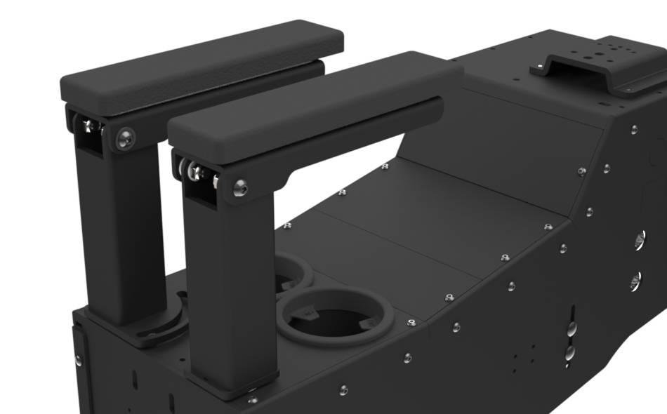 Dual Cup holder & Armrest