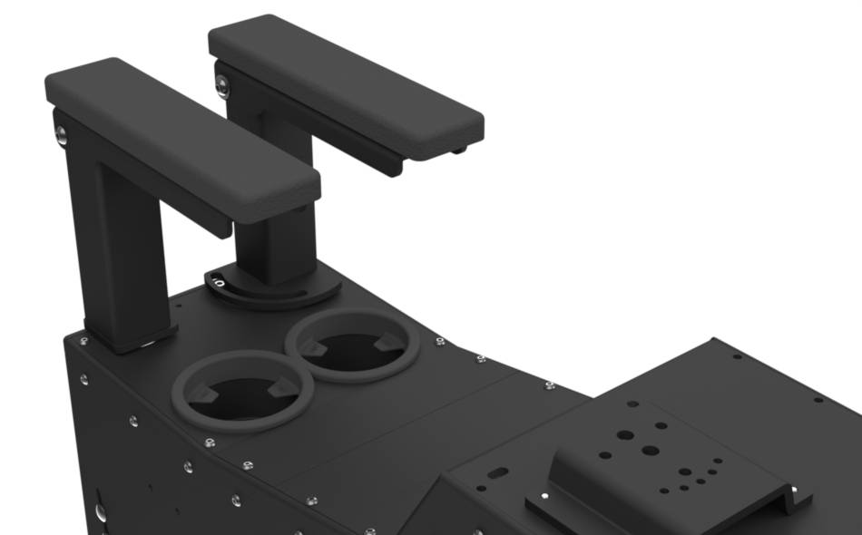 Dual Cup holder & Armrest