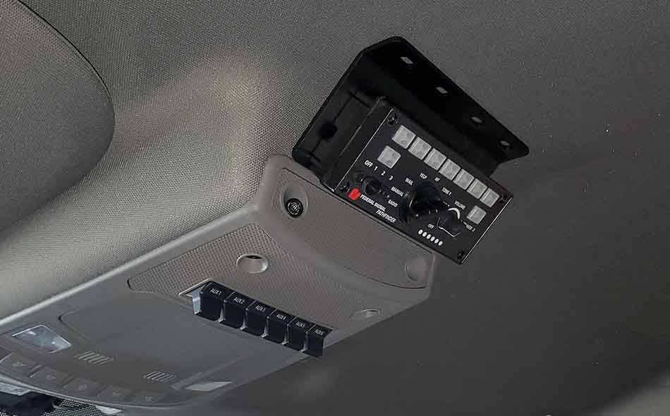 AS4.C244.011 2021%2B Ford F150 %26 2015-2020 Ford F150 Federal Signal Pathfinder %26 SmartSiren Headliner Mount.jpg